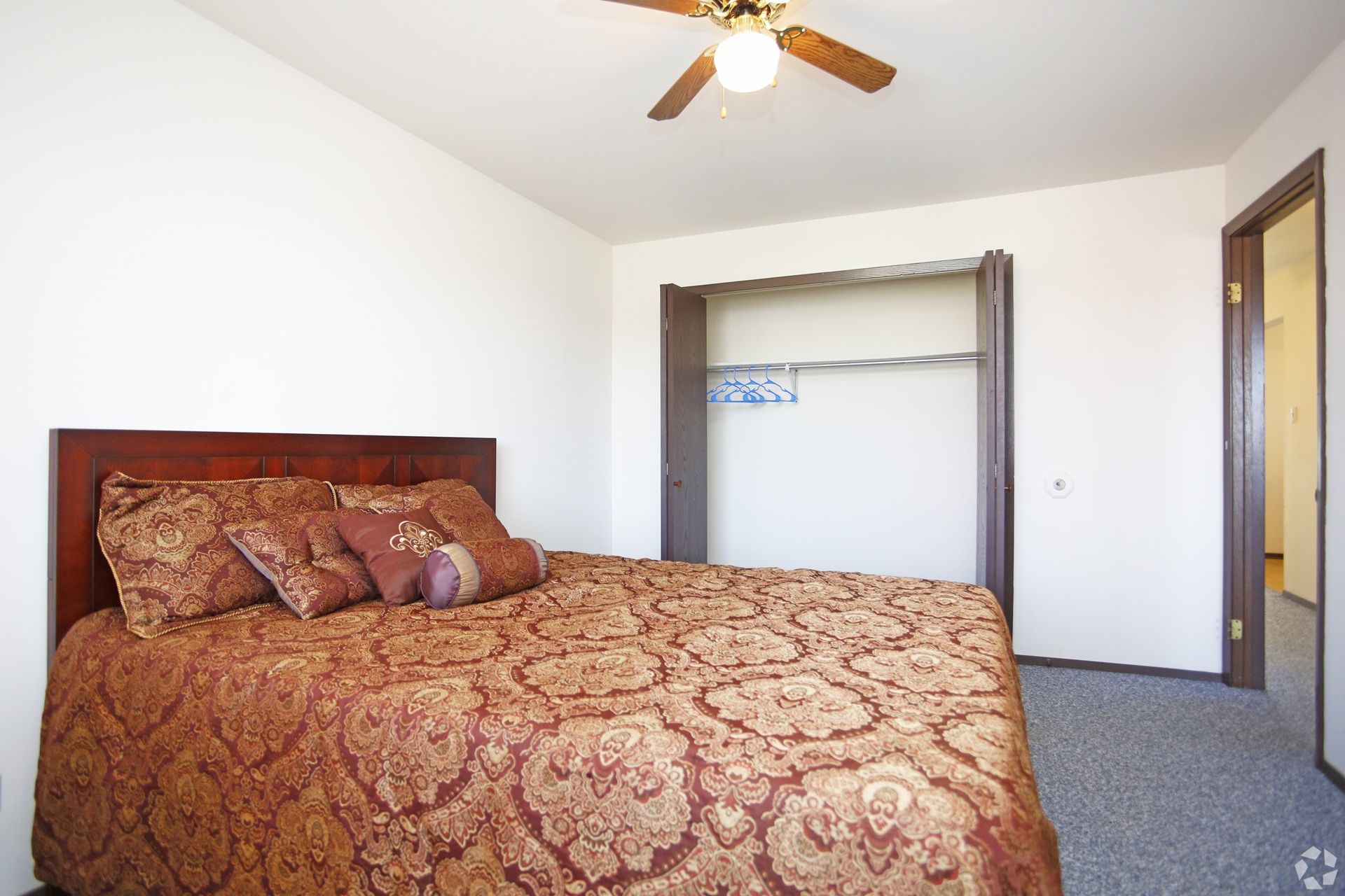 Arrowtree Apartments master bedroom in Okemos Michigan